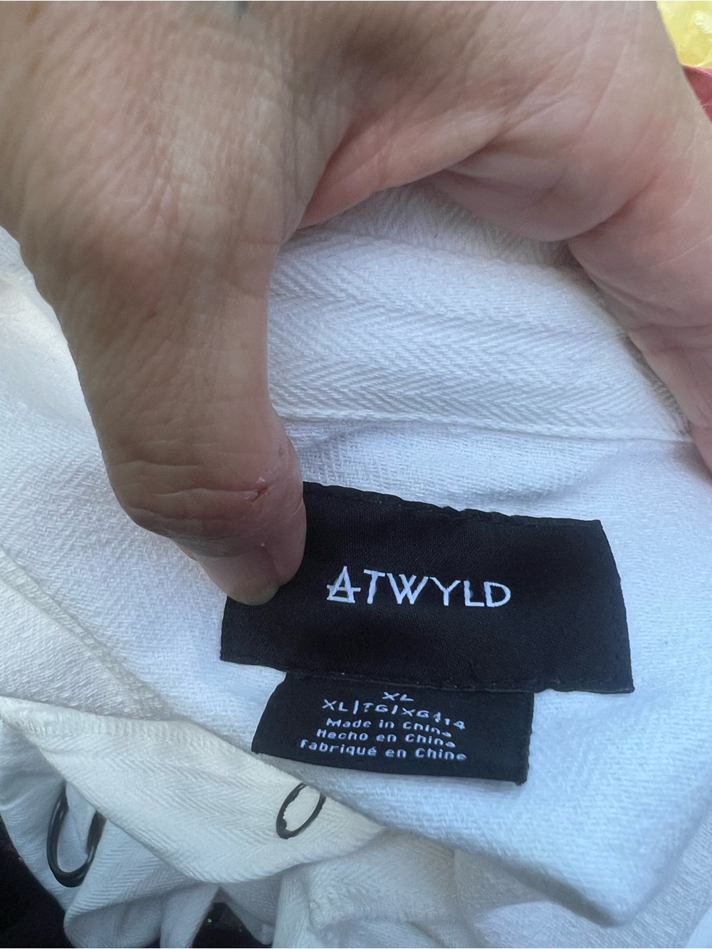 ATWYLD White Utility Romper XL Safari Boiler Suit Cargo Workwear Jumpsuit - Picture 6 of 6